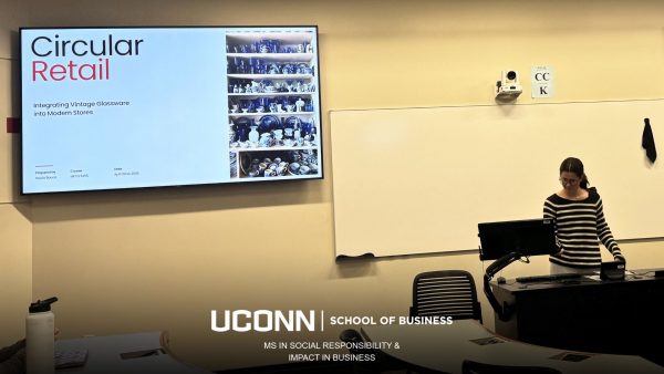 Students presenting in MKTG3255/5255.