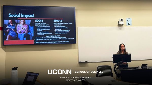 Students presenting in MKTG3255/5255.